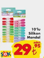10'LU SİLİKON MANDAL 10'LU SİLİKON MANDAL